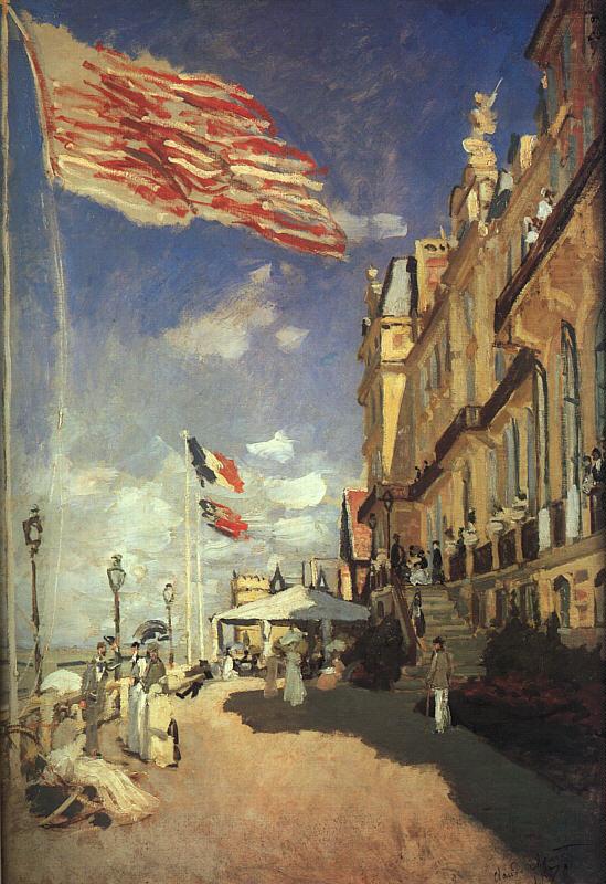 The Hotel des Roches Noires at Trouville, Claude Monet